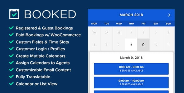 Descargar Booked – Appointment Booking for WordPress rapido y seguro